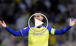 (ویدیو) واکنش رونالدو به خداحافظی از فوتبال در عربستان